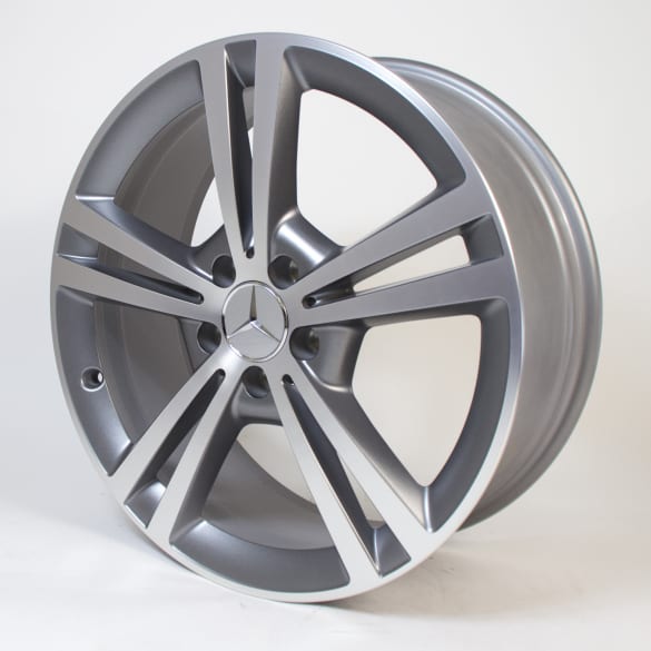 19 inch rim set A-Class W177 5-twin-spoke-wheel grey genuine Mercedes-Benz