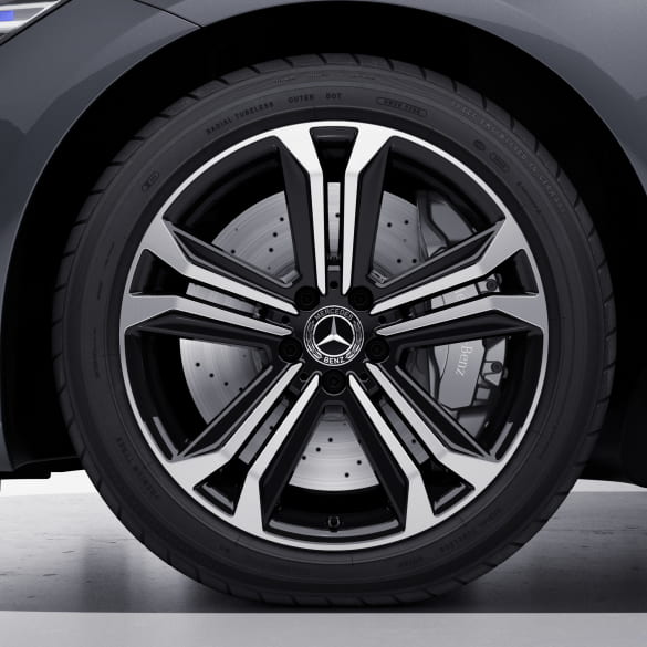 19 inch rim set S-Class W223/V223 5-double-spokes black high-sheen Mercedes-Benz