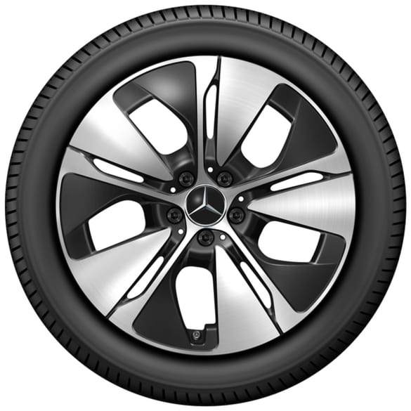 19-inch rims E-Class S214 estate black 5-spoke Genuine Mercedes-Benz | A2144013200/3300 7X23-S214