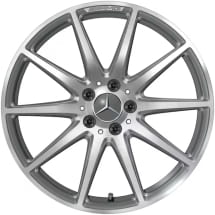19 inch velgen AMG GT 43 C192 10-spaaks titangrijs | A2324011700/A1924010200 7X21-C192