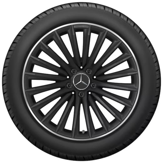 19 inch velgen AMG GT 43 C192 meervoudig-spaaks zwart mat | A2324011900/A1924010300 7X71-C192