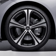 Originele Mercedes-Benz 19 inch velgen C-Klasse W206/S206 zw | A2064015300/5400-7X23