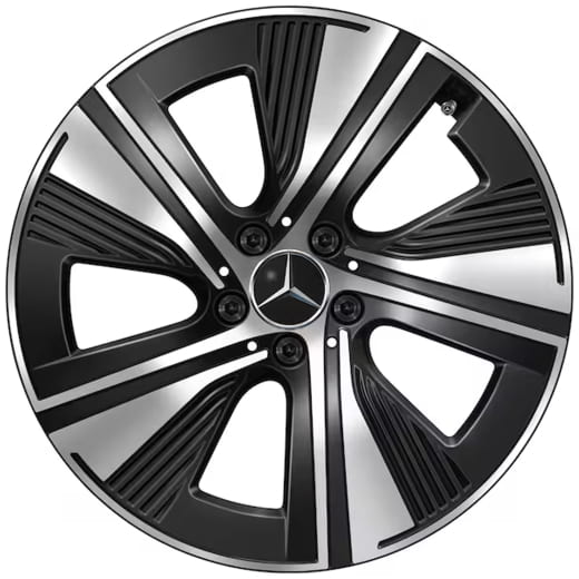 19 inch velgenset CLA Coupé C174 5-gaats Aero zwart origine  | A1744013200/3300 7X23