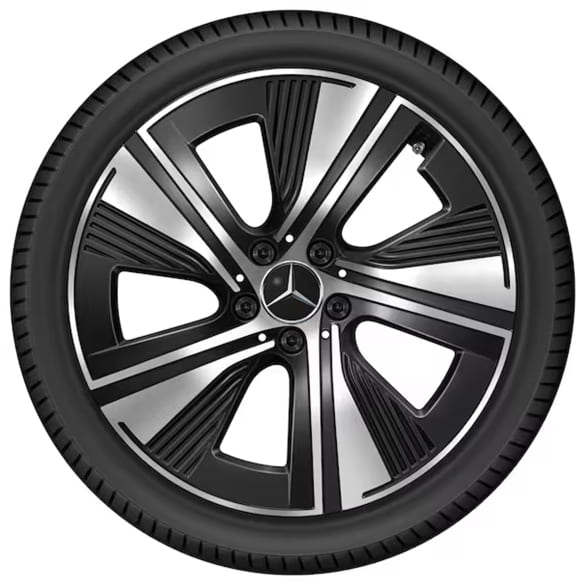 19 inch velgenset CLA Coupé C174 5-gaats Aero zwart origine  | A1744013200/3300 7X23