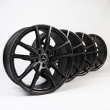 19 inch velgenset EQE SUV X294 5-voudig spaak zwart glanzend Original Mercedes-Benz