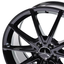 19 inch Mercedes-Benz velgenset zwart glansgedraaid | A2954014000 7X43
