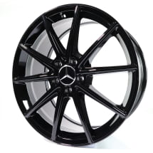 19 inch Mercedes-Benz velgenset zwart glansgedraaid | A2954014000 7X43