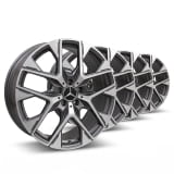 19 inch velgenset GLC Coupé C254 zwart Y-spaaks Aero Origineel Mercedes-Benz