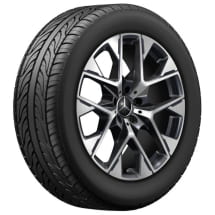 19 inch velgenset GLC SUV X254 zwart Y-spaken origineel | A2544015000 7X23-X254
