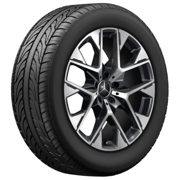 19 inch velgenset GLC SUV X254 zwart Y-spaken origineel | A2544015000 7X23-X254