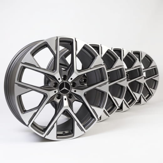 19 inch velgenset GLC SUV X254 zwart Y-spaken origineel | A2544015000 7X23-X254