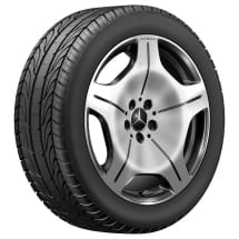 19 inch velgenset S-Klasse Maybach Z223 5-gaats zwart | A2234015600 9Y73-B