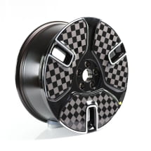 19 Inch velgenset Smart ONE #1 HX-11 zwart met Aero-element  | QAP8891568379/8891684855B03-B