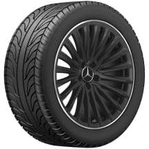 19-inch wheels AMG GT 43 C192 multi-spoke black matt | A2324011900/A1924010300 7X71-C192