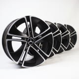 19 Inch Wheels CLE A236 Cabrio black 5-spoke-Design Genuine Mercedes-Benz
