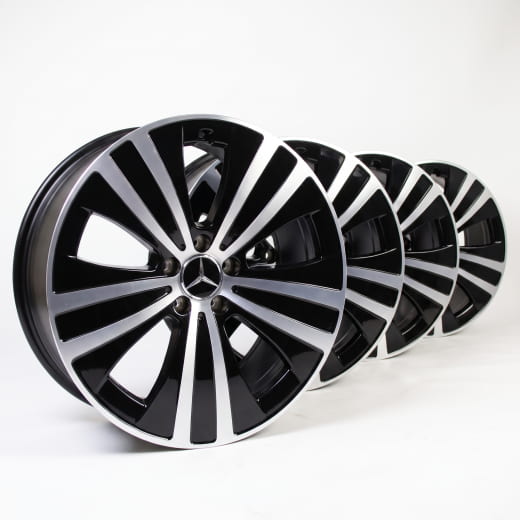 19 inch EQE rims set black high sheen | A2954011200 7X23-B