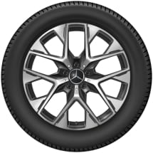 19 inch wheels GLC Coupe C254 black Y-spokes Genuine Mercedes-Benz | A2544015000 7X23-C254