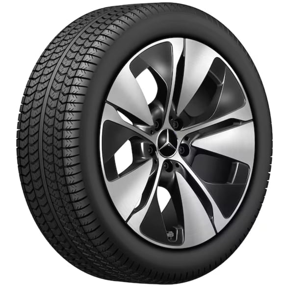 19 inch winter wheels E-Class W214 S214 black 5-spokes genuine Mercedes-Benz Continental