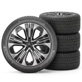 19 inch winter wheels E-Class W214 S214 black 5-spokes genuine Mercedes-Benz Continental