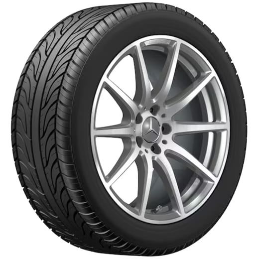 Cerchi da 19 pollici AMG GT 43 C192 a 10 razze grigio titanio | A2324011700/A1924010200 7X21-C192