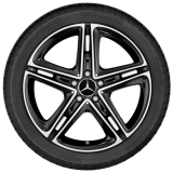 Ruote estive 19 pollici 5 doppie razze Classe E 213 Original Mercedes-Benz