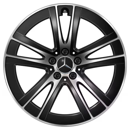 Cerchi invernali da 19 pollici GLC Coupé C254 neri a 5 doppie razze Original Mercedes-Benz | Q440301712940/50/60/70