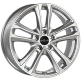 Gomme invernali da 19 pollici Kia EV6 CV Tarvos a 5 doppie razze argento