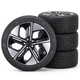 Cerchi invernali BRABUS 19 pollici Smart ONE #1 HX-11 nero tornito lucido