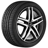 Cerchi estivi da 19 pollici V-Class 447 ruota a 5 doppie razze originale Mercedes-Benz