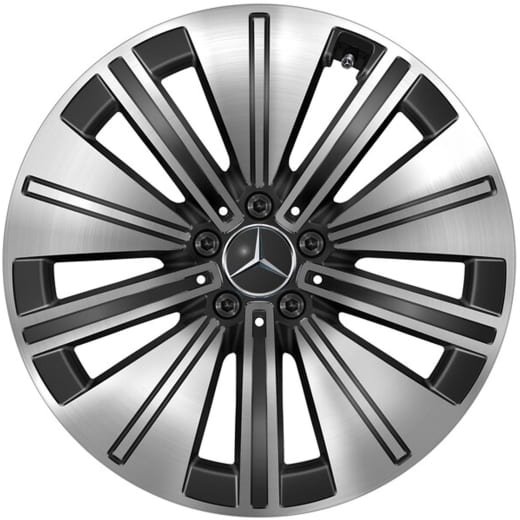 Gomme estive 19 pollici EQS Berlina V297 nero Original Mercedes-Benz | Q440641110280-Set