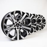 Set di cerchi da 19 pollici 5 razze triple GLC Coupé C254 nero tornito lucido Original Mercedes-Benz
