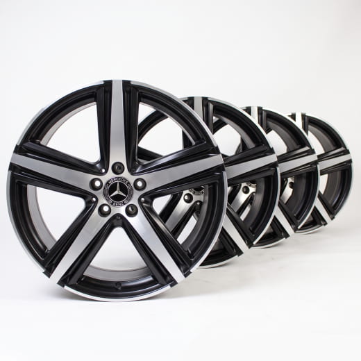 Set cerchi a 5 razze da 19 pollici A-Class W177 originale Mercedes-Benz | A17740114007X23-177