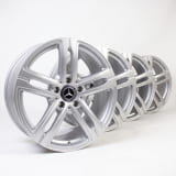 Set di cerchi da 19 pollici EQE SUV X294 a 5 razze vanadium argento originale Mercedes-Benz