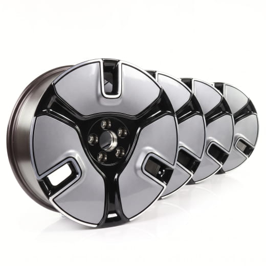 Set cerchi da 19 pollici Smart ONE #1 HX-11 nero con elemento aero Original Smart | QAP8891568379/8891684855G97
