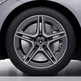 Lot de jantes AMG 19 pouces S-Klasse W223/V223 à 5 doubles branches gris Original Mercedes-Benz