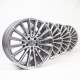 Jantes 19 pouces AMG GT 43 C192 multibranches gris titane