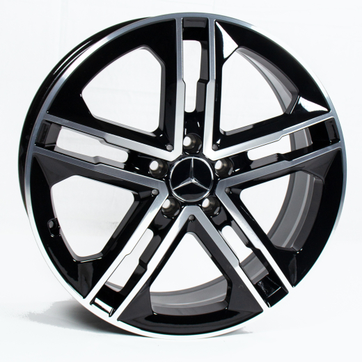 Jeu de jantes d'origine Mercedes-Benz noir 19 pouces Classe A W177/V177 | A17740136007X23-177