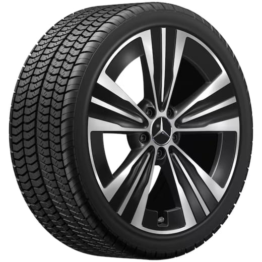Jeu de jantes 19 pouces CLA C174 5 trous Aero noir | A1744010600/0800 7X23
