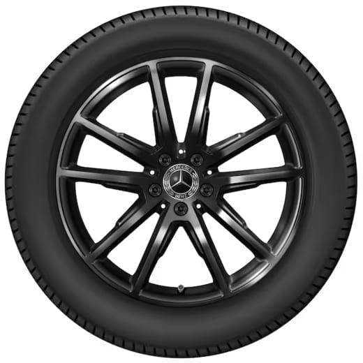 Roues été 19 pouces EQE SUV X294 noir Original Mercedes-Benz | Q440651110610-Set