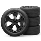 Roues hiver 19 pouces Kia EV5 OV1 Bridgestone à 5 branches Iksan noir