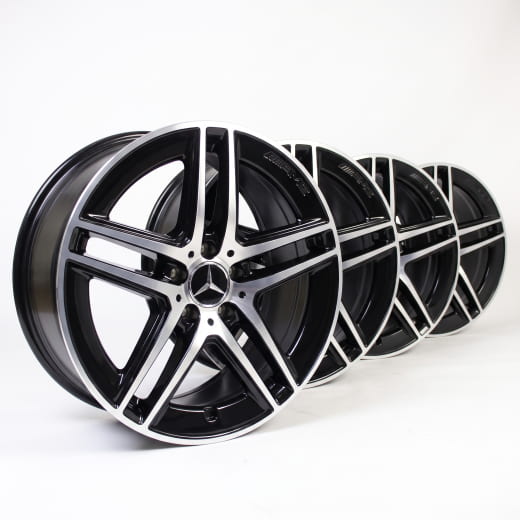 Juego de llantas AMG de 19 pulgadas V-Class W447 5 radios dobles Original Mercedes-AMG | A4474018000 7X23-B