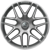 Juego de llantas forjadas AMG de 19 pulgadas CLA 45 Coupé C118 de radios cruzados gris original de

