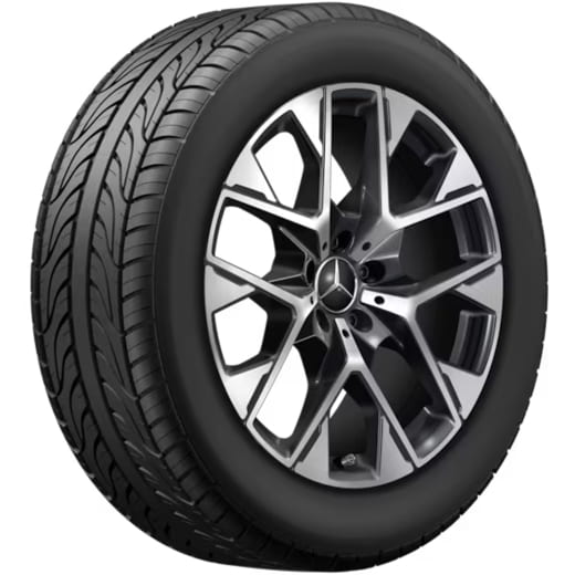 Juego de llantas de 19 pulgadas GLC SUV X254 negro | A2544016000/6600 7X23-X254