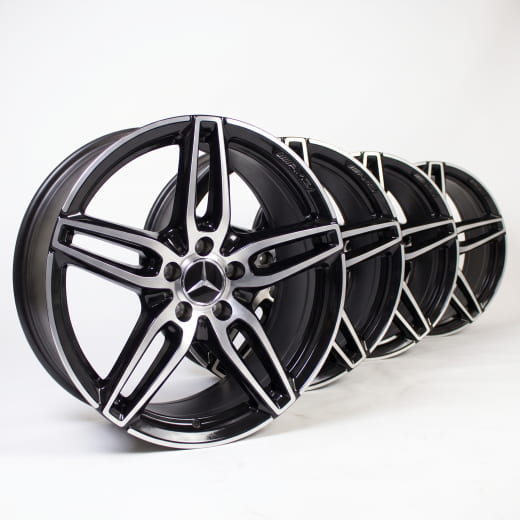 Llantas AMG de 5 radios dobles 19 pulgadas negro Clase E C238/A238 original Mercedes-Benz | A21340120/2100-7X23-C