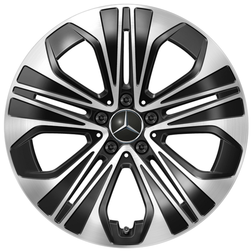 Llantas de 19 pulgadas Clase E W214 berlina negro 5 radios Original Mercedes-Benz | A2144012300/2400 7X23-W214