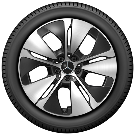 Llantas 19 pulgadas Clase E W214 berlina negro 5 radios Original Mercedes-Benz | A2144013200/3300 7X23-W214