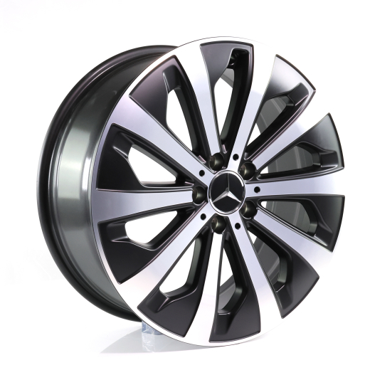 Juego de llantas 19 pulgadas GLB X247 berlina negro mate Original Mercedes-Benz | A2474013100 7X36-X247
