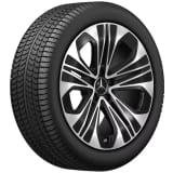 Ruedas de invierno 19 pulgadas Clase E W214 S214 negro 5 radios Original Mercedes-Benz Continental