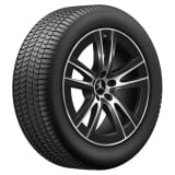 Ruedas de invierno de 19 pulgadas GLC SUV X254 negro 5 radios dobles original Mercedes-Benz