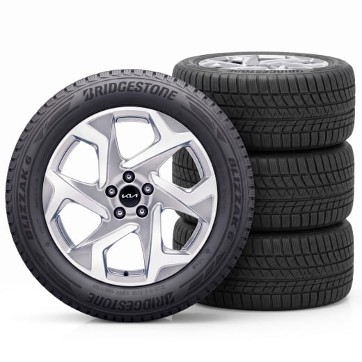 Ruedas de invierno de 19 pulgadas Kia EV4 Gisa llantas plateadas de 6 radios | WTEV4921550HIGI/BRGI-K